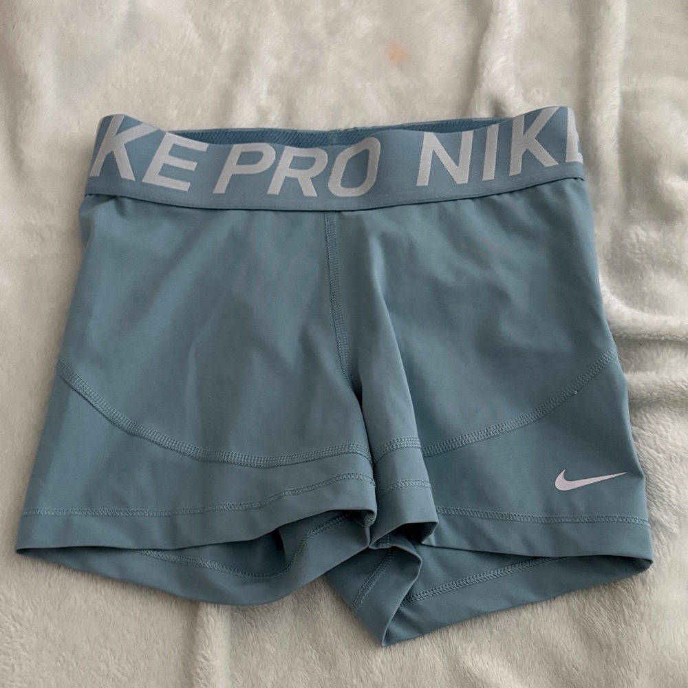 Nike Women's Athletic Shorts in Light Blue